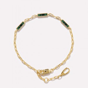 14k Gold Plated 925 Sterling Silver bracelet OEM ODM jewelry manufacturer