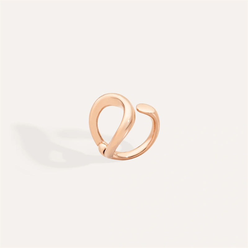 Fornecedor de anéis banhados a ouro rosa 14k para mulheres