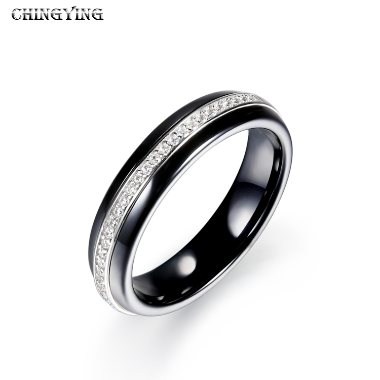 Pasgemaakte groothandel Ring Ontwerper |Keramiek sterling silwer ring |Juweliersware Groothandel