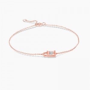 18kt rose gold filled bracelet in 925 sterling silver manufacturer