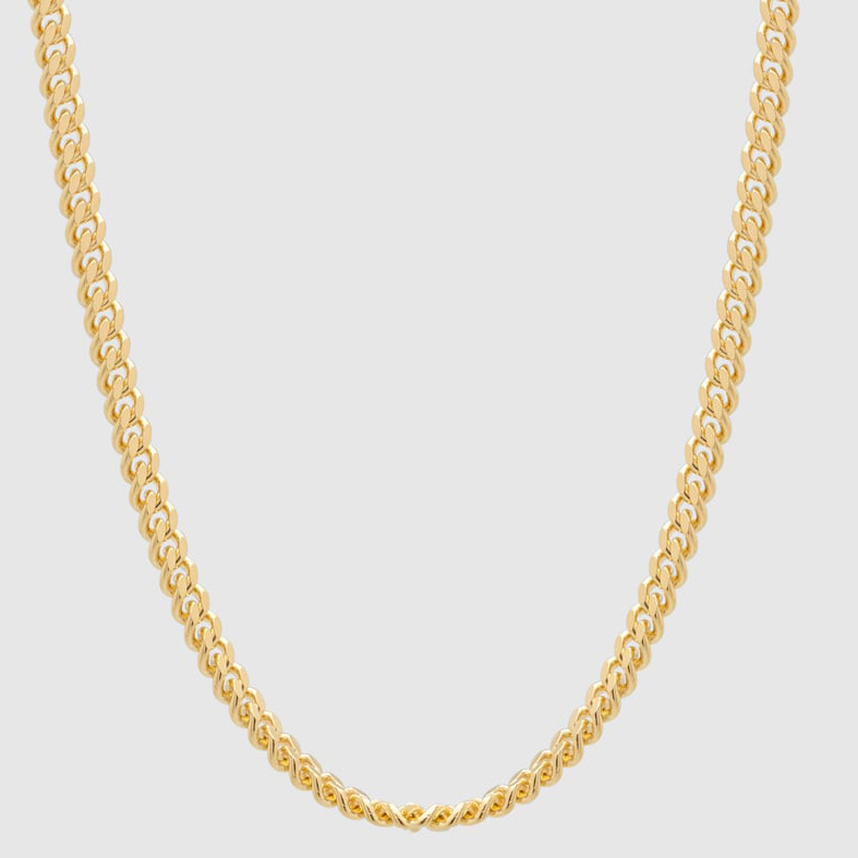 925 prata esterlina atacado tailândia design personalizado corrente de colar cheia de ouro 14k