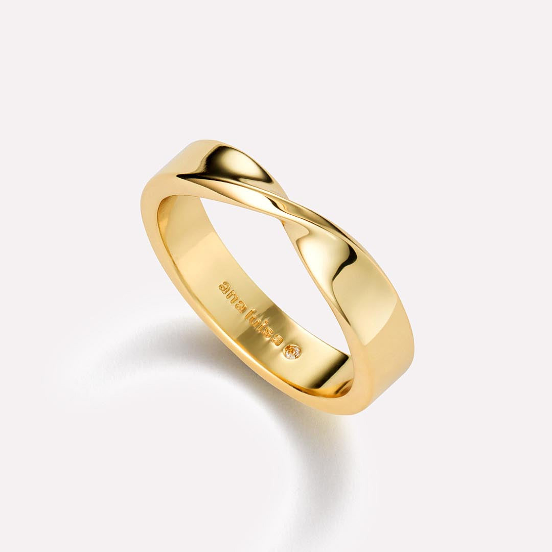 China Custom Design 925 Sterling Silver ring vermeil 18k gold Supplier Wholesalers