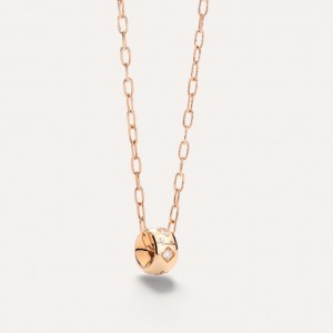 Curate a custom CZ necklace vermeil rose gold that represents your unique style