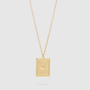 Custom 925 Silver Long Necklace vermeil 18k gold