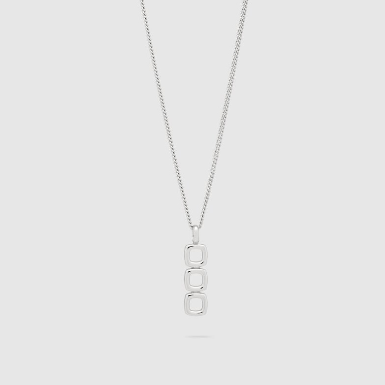 Collier long personnalisé en argent sterling 925 Singapour