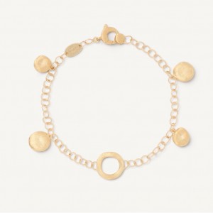 Custom Charm Bracelet Vermeil 18k Yellow Gold