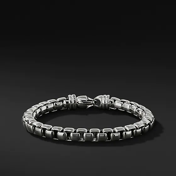 Hurtownia niestandardowa francja bransoletka męska 925 srebrna rodowana OEM/ODM hurtownia biżuterii producent biżuterii