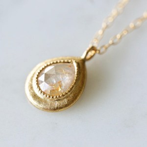 Custom Jewelry Designs for Women 14k gold plated sterling silver  necklace pendant manufacturer