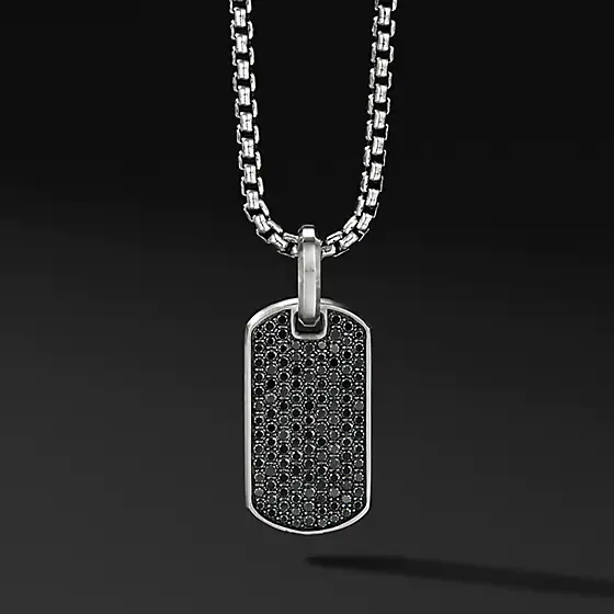 Proveedor de joyería para hombre personalizado al por mayor del OEM OEM/ODM del collar de la plata esterlina