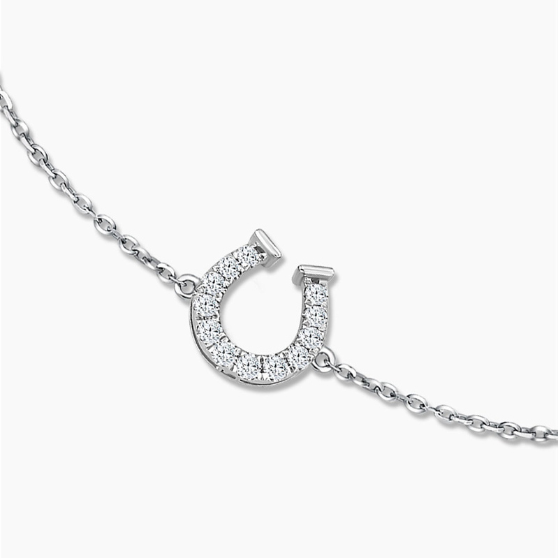 Necklaces Litir Pearsanta Saincheaptha Le Zirconia Ciúbach