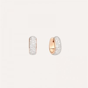 Custom Rose Gold Plated CZ earrings Jewellery For Your Loved Ones