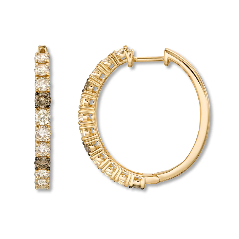 Orecchini a cerchio personalizzati in argento sterling Produttori di gioielli in oro miele 14 carati Cina OEM su misura