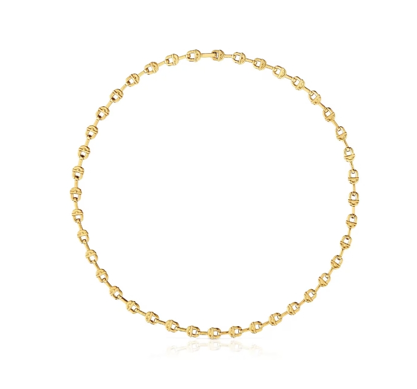 Pasgemaakte VSA-juweliersware Gold Choker-ketting vir vroue Delikaat 18K vergul