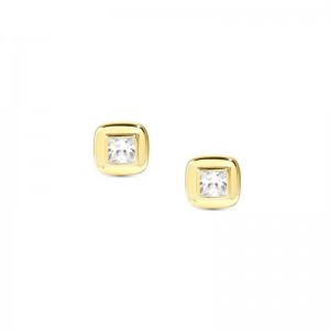 Custom  Wholesale CZ Fashion Gold Plated Earrings Jewelry Distributor