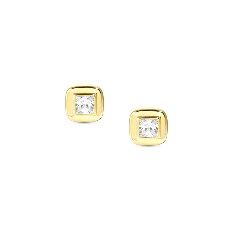 Custom  Wholesale CZ Fashion Gold Plated Earrings Jewelry Distributor