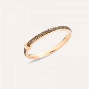 Custom bangle vermeil rose gold 18kt Jewelry Manufacturing