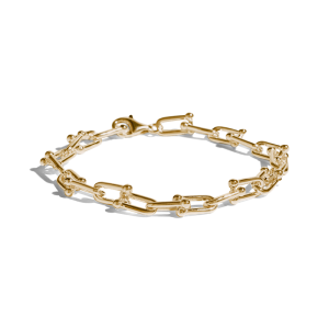 Custom design 925 silver bracelet in 18k gold plated