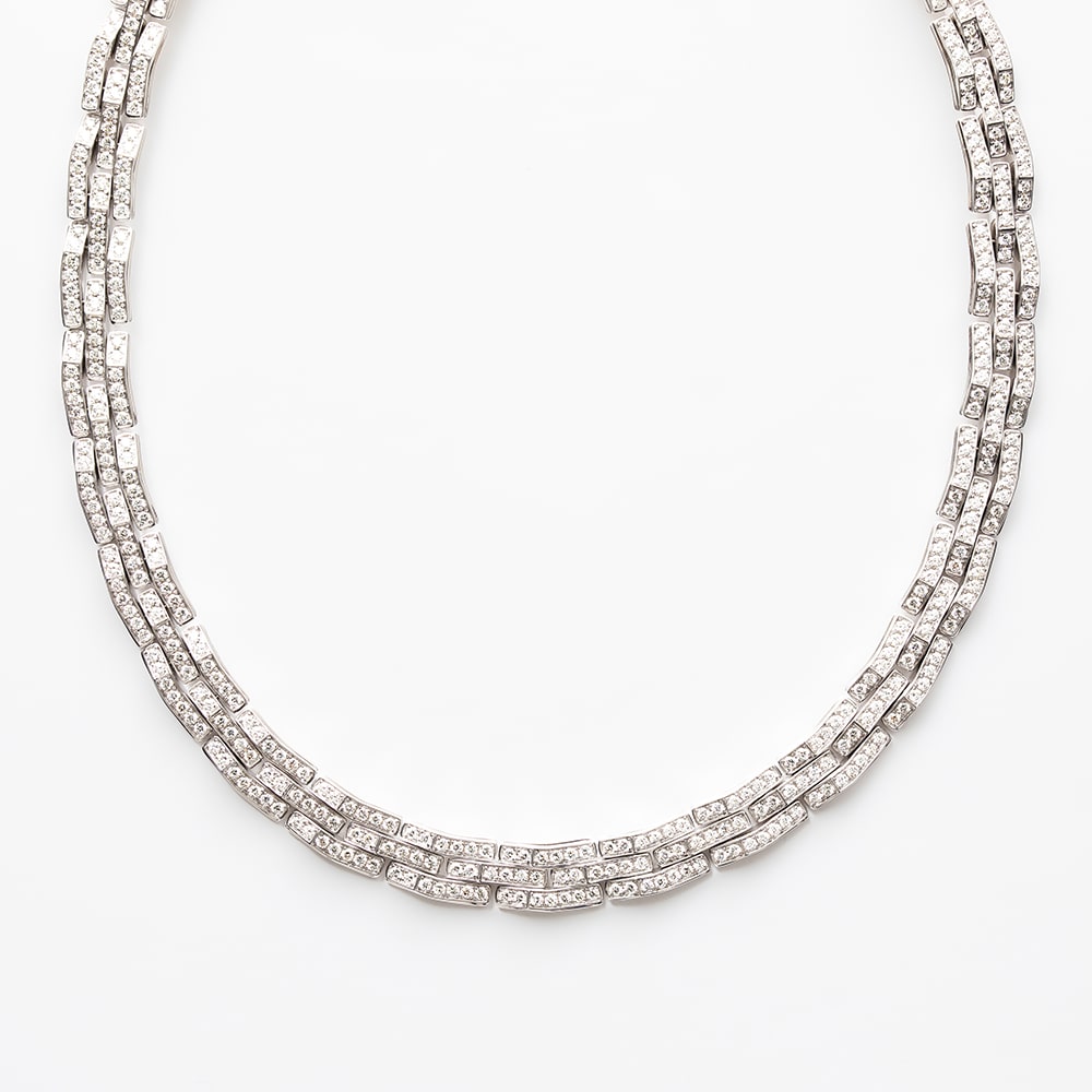 Custom design cubic zirconia necklace jewelry manufacturer