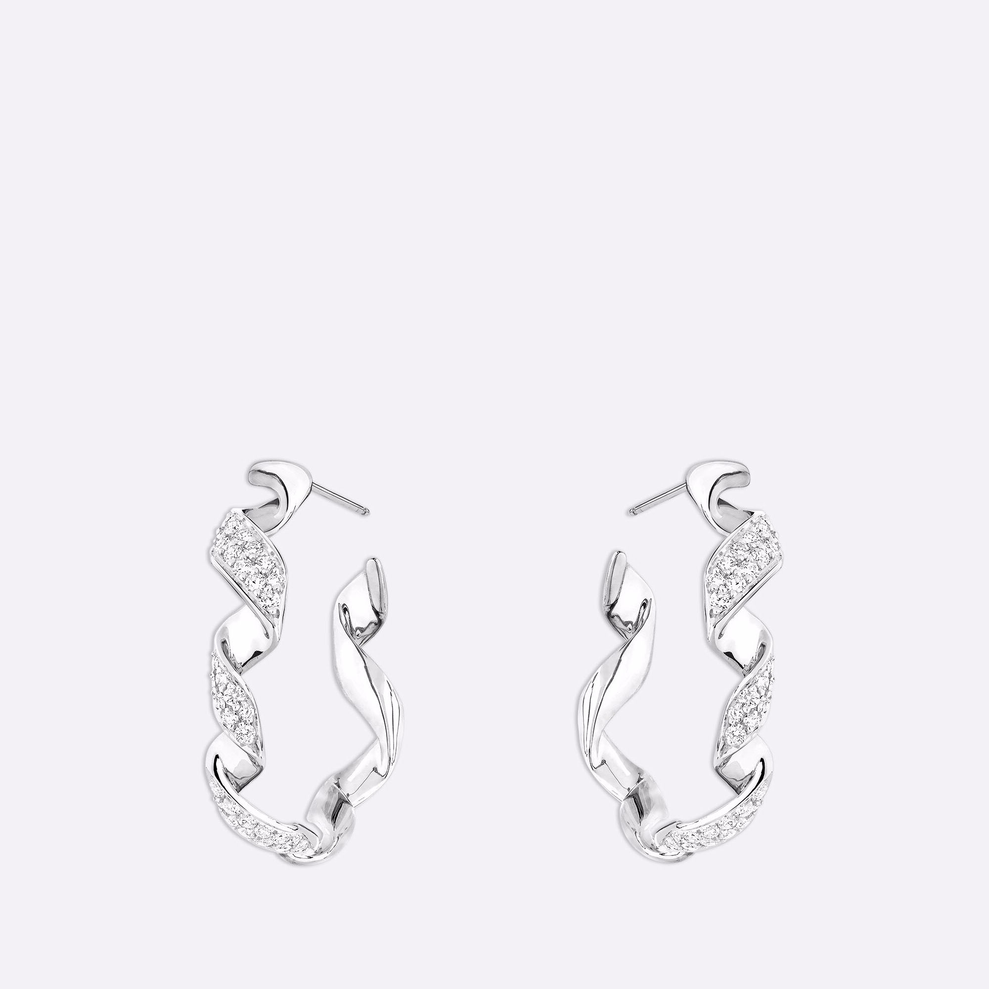 OEM/ODM Jewelry Custom design earrings in 18k white gold jewelry Suppliers Manufacturers