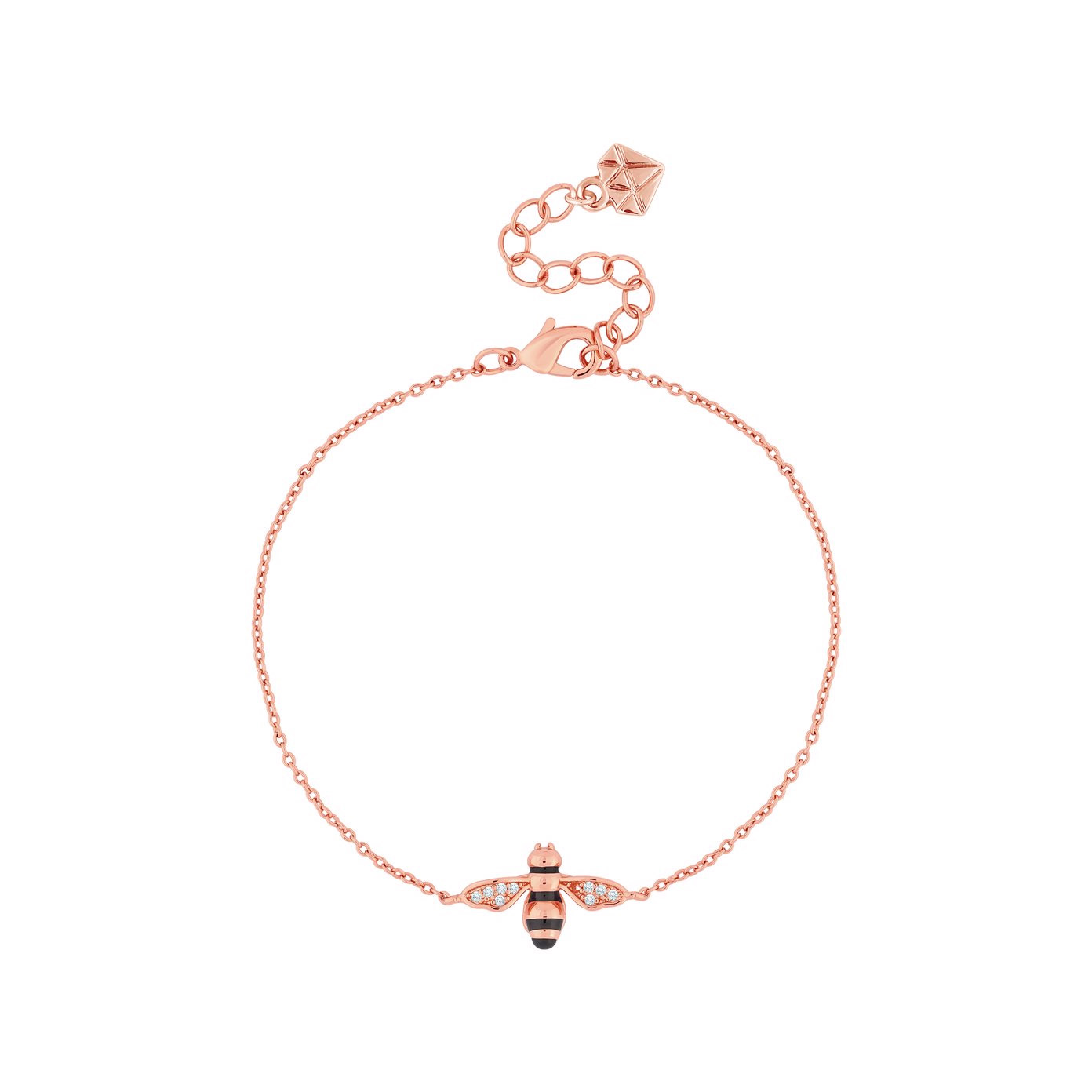 Anpassad design plätering roséguld OEM/ODM Smycken Bee Armband smycken leverantör