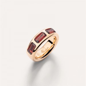 Custom design sterling silver 925 rings with rose gold plating