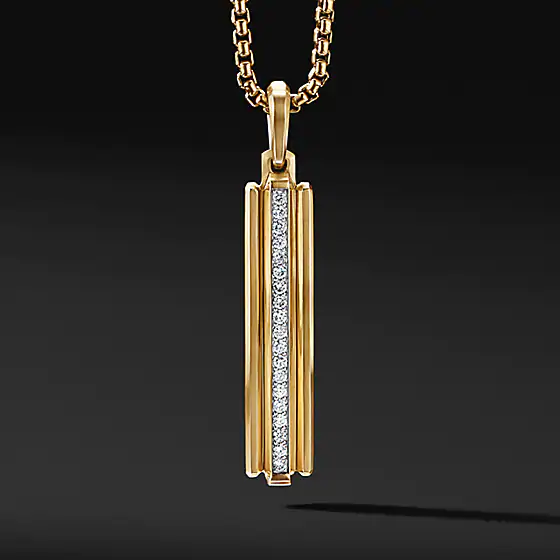 Grosir desain liontin emas kustom OEM/ODM Perhiasan produsen perhiasan pria