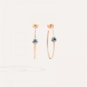 Custom made Rose Gold-Plated American Drop Earrings