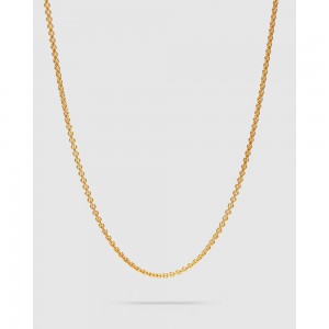 Custom made necklace in 18K Gold Vermeil on Sterling Silver