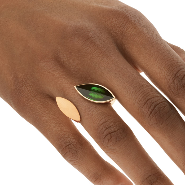 Открытое серебряное кольцо на заказ, простое, но элегантное.
