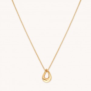 Custom wholesale 14K Daphne Pendant Necklace With 14K Gold Chain