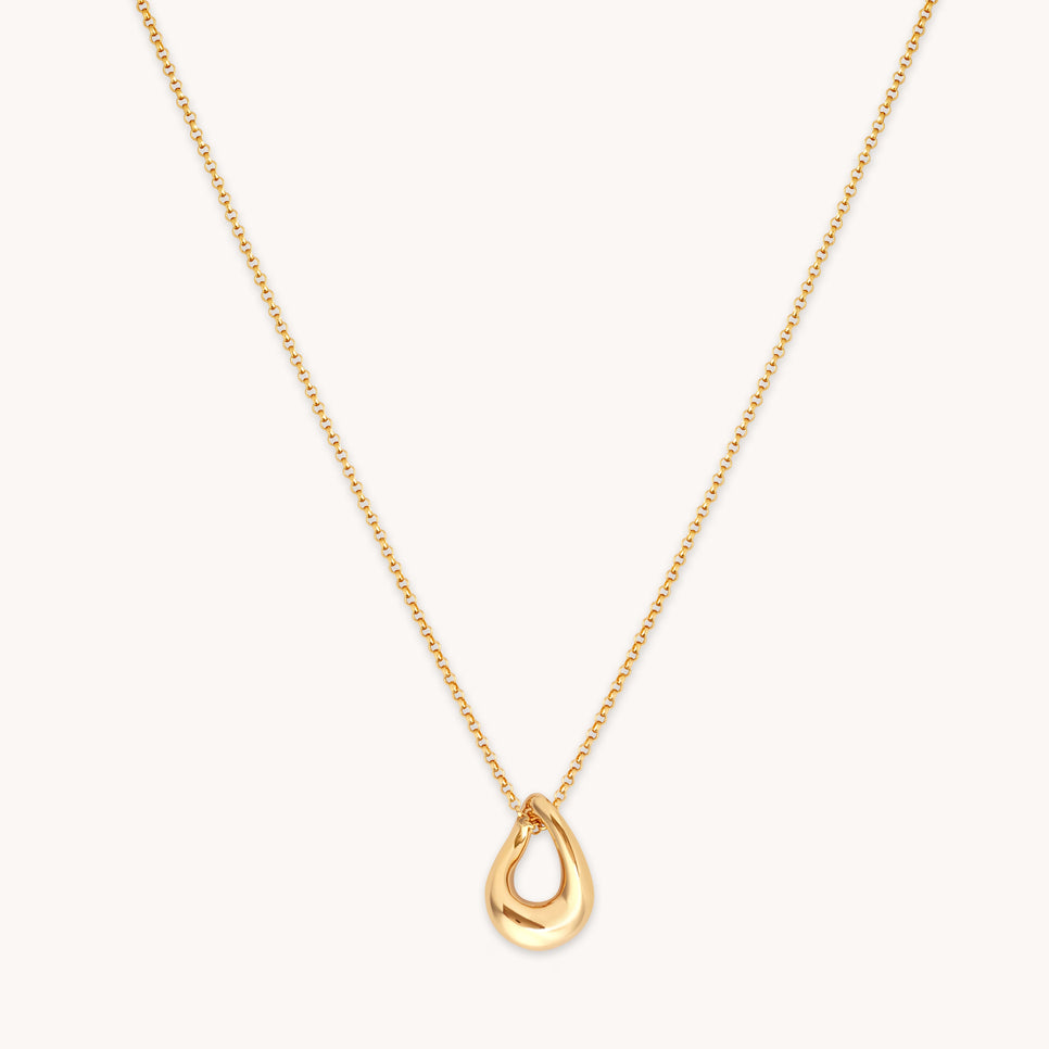 Pasgemaakte groothandel 14K Daphne-hangerketting met 14K goue ketting