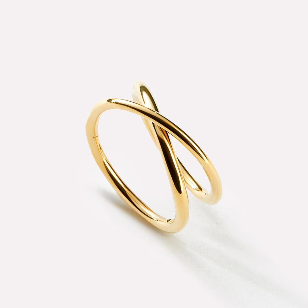 Fabricante personalizado de anillos de oro vermeil de 18 quilates al por mayor