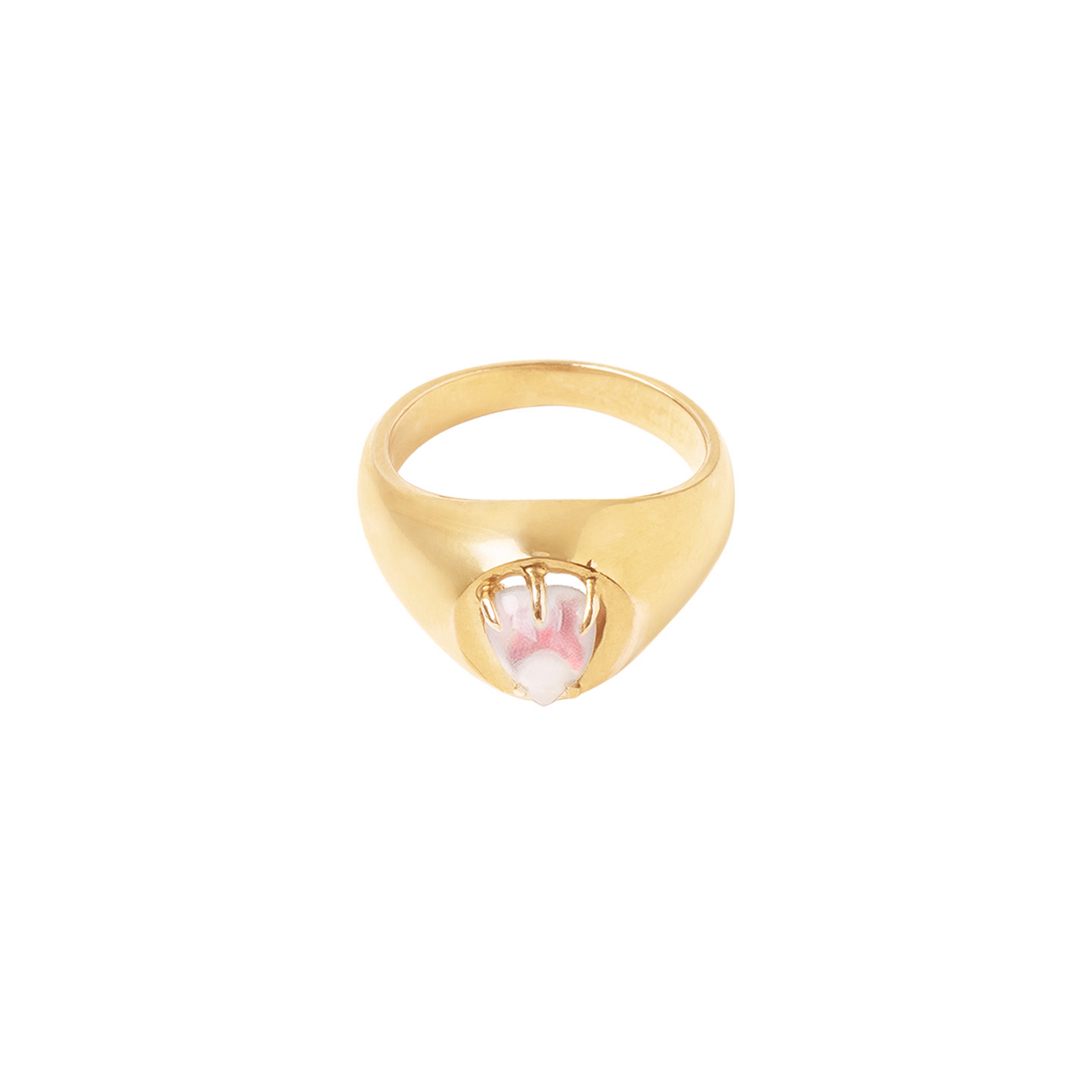 Kustom grosir berlapis emas 925 sterling cincin perak pabrik OEM/ODM Perhiasan