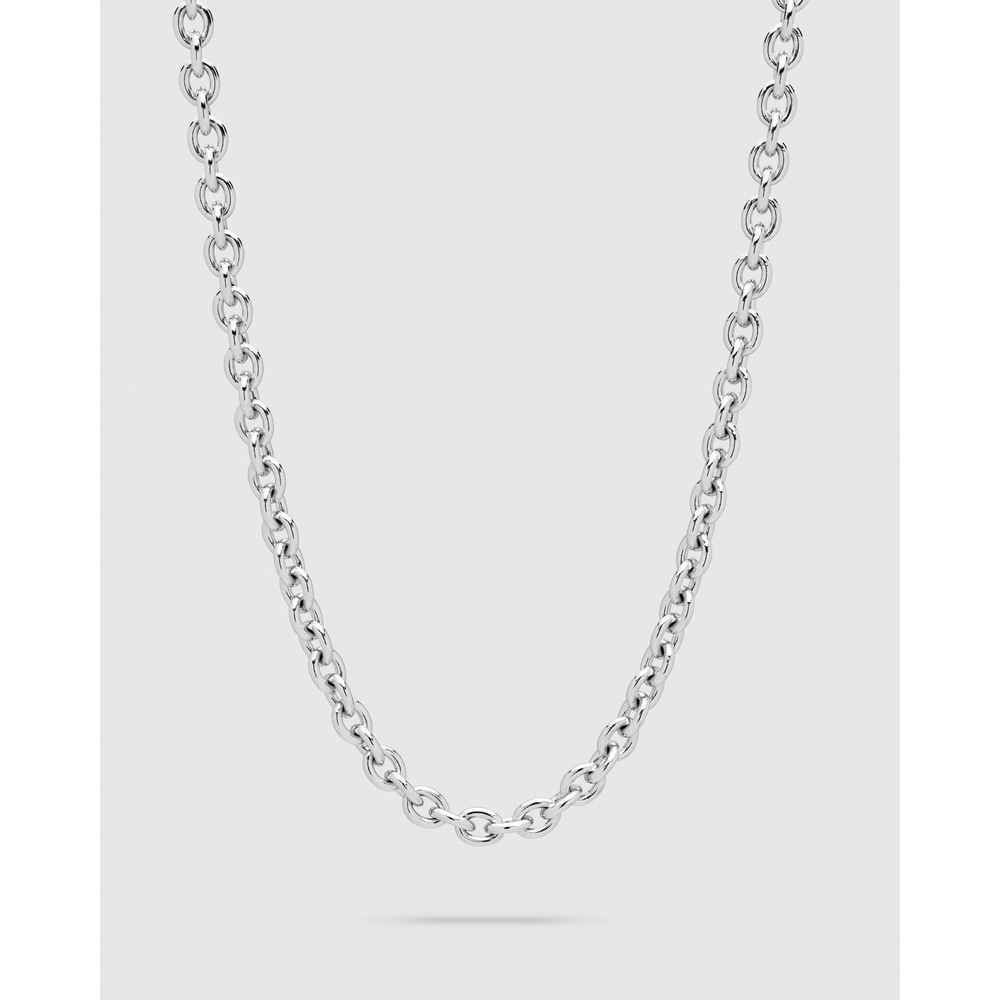 Přizpůsobitelný náhrdelník ze stříbra 952 – rhodium – 40+5 cm