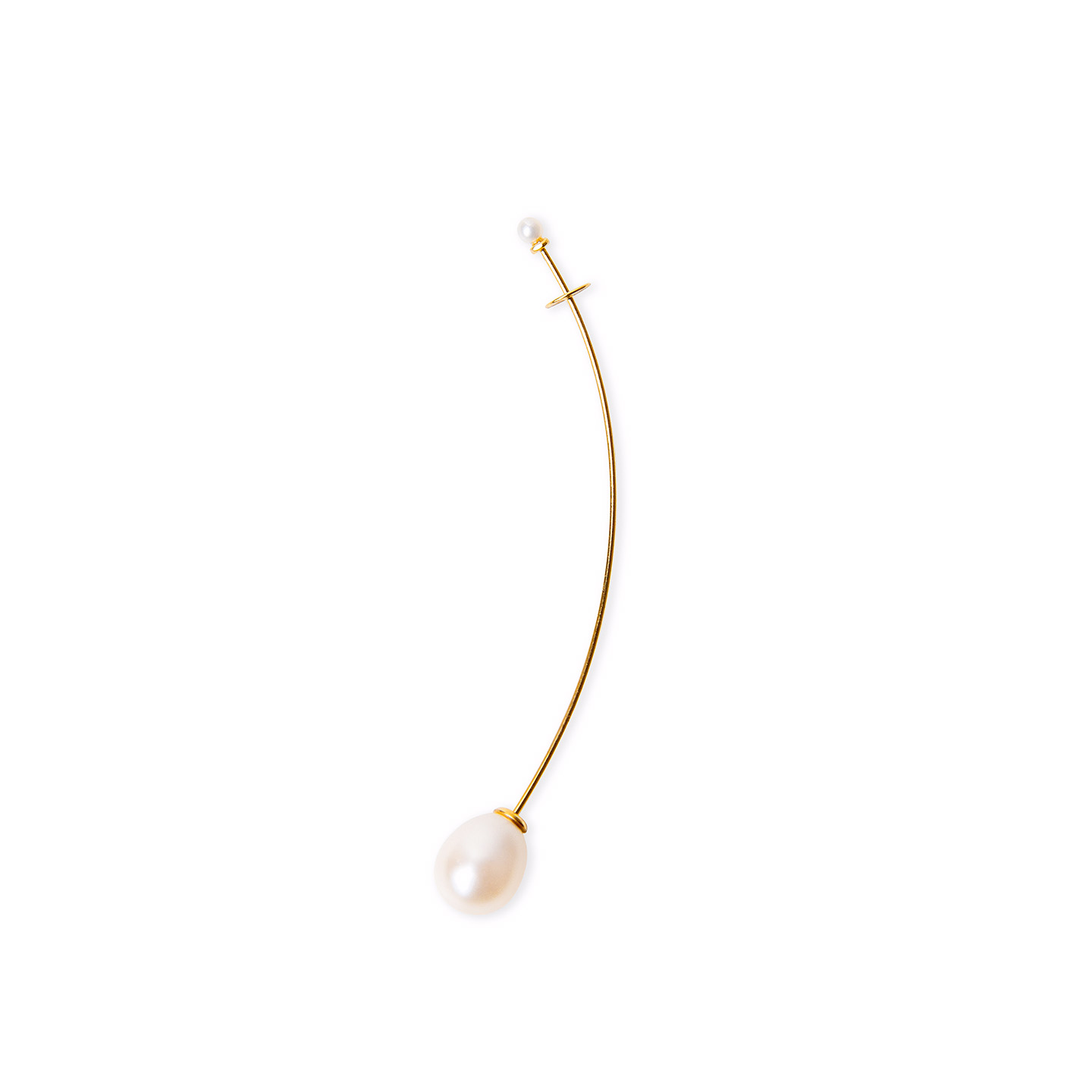 Customize Gold plated silver pearl earring jewelry factory OEM/ODM Jewelry