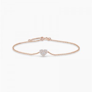 Customized Rose Gold Plated Zirconia Bracelet Manufacturer