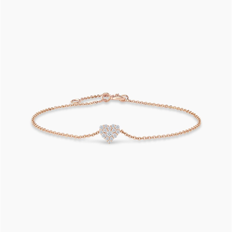 Customized Rose Gold Plated Zirconia Bracelet Manufacturer