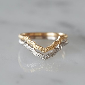 Customized silver and gold ring jewelry service as your request