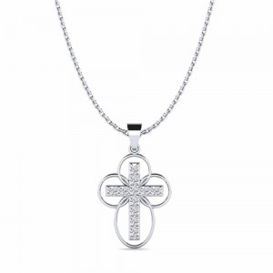 Design Your Own Christian Cross Necklace In 925 Silver