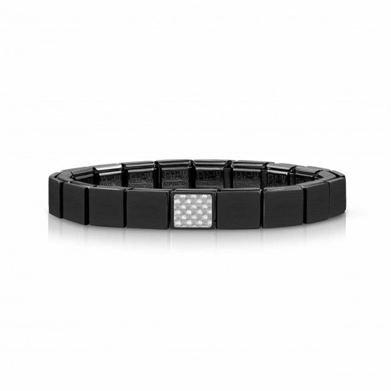 Entwerfen Sie Ihr eigenes Composable Glam Black-Armband, Carbon aus China, individueller Schmuckgroßhändler