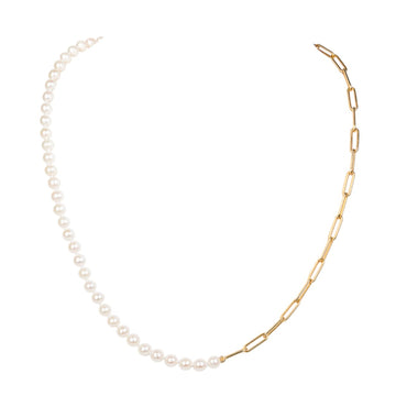 Fabricant de bijoux OEM ODM de colliers de perles de chaîne en or et en argent