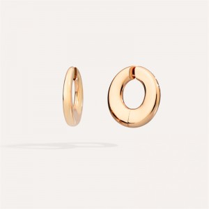 Gold plated jewelry wholesale USA custom hoop earring rose gold 18kt