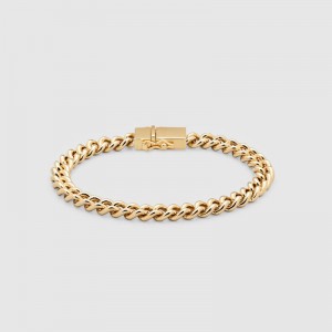 Gold thick rounded curb bracelet canadian jewelry manufacturers