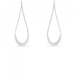 Italian Silver hoop earring Design for Woman