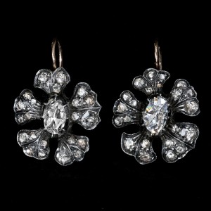 Fabriquez vos boucles d'oreilles diamants antiques russes en argent nouvelle collection