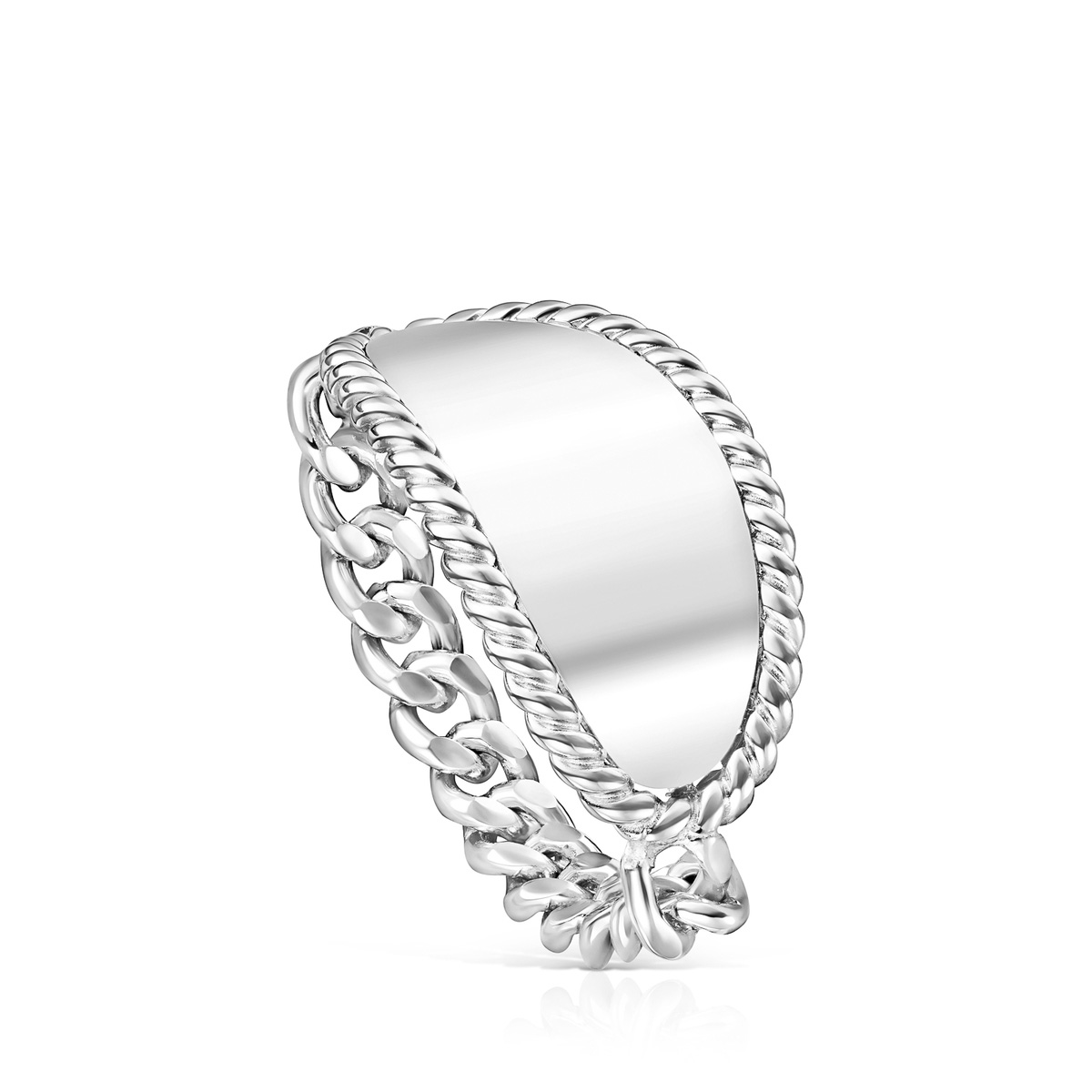 Bague plaquée or blanc, bijoux OEM/ODM, bijoux en argent, fournisseur sur mesure