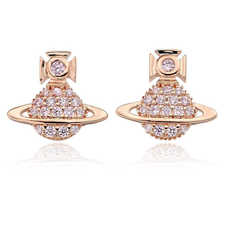 Earrings Rose Gold Tone monaróir jewelry airgid saincheaptha ODM 925