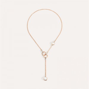 Rose Gold Vermeil Jewellery pearl silver necklace Wholesale Supplier