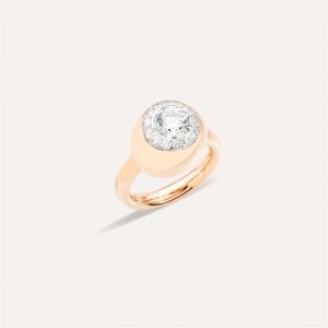Rose gold over sterling silver ring OEM ODM jewelry factory