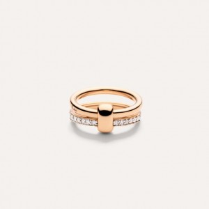 Rose gold over sterling silver ring jewelry OEM ODM supplier